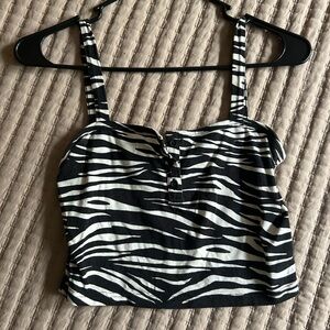 brandy zebra top